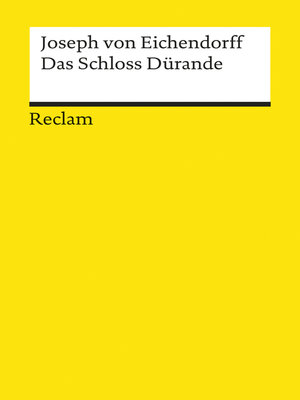 cover image of Das Schloss Dürande